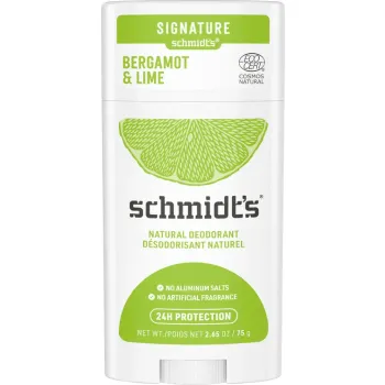 Déodorant naturel bergamote citron vert Schmidt's - stick de 75 g