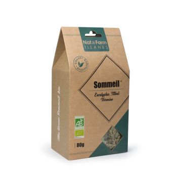 Tisane sommeil eucalyptus tilleul verveine Nat & Form - sachet de 80 g