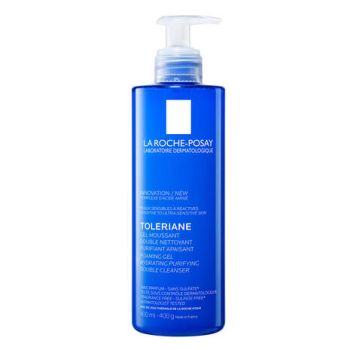 Tolériane Gel moussant double nettoyant La Roche-Posay - flacon-pompe de 400ml