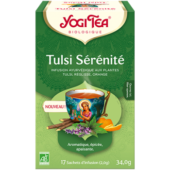 Tulsi Sérénité infusion bio Yogi Tea - boite de 17 sachets