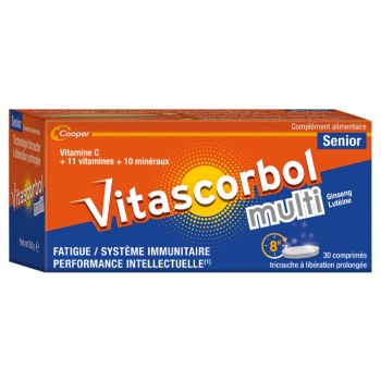 Vitascorbol multi sénior - boite de 30 comprimés