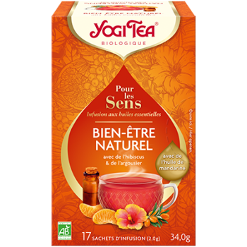 Infusion Bien-être Naturel Yogi Tea - boite de 17 sachets