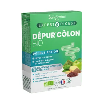 Dépur côlon Santarome - boite de 30 comprimés