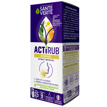 Actirub gorge Spray buccal Santé Verte - spray de 15ml