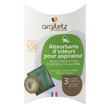 Absorbants d'odeurs pour aspirateur Argiletz - 3 absorbants d'odeurs