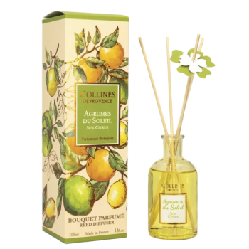 Bouquet parfumé Agrumes du soleil Collines de Provence - flacon de 100ml