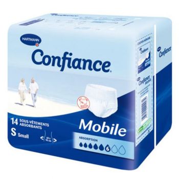 Confiance mobile absorption 6 taille S - 14 sous-vêtements absorbants