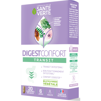 DigestConfort Transit Santé Verte - boite de 20 comprimés