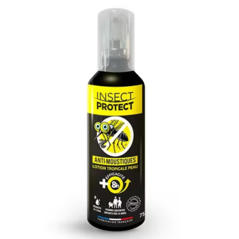 Anti-moustiques lotion tropicale peau Insect Protect - spray de 75ml