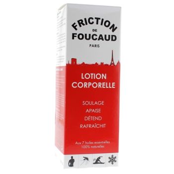 Lotion corporelle énergisante friction de Foucaud - flacon de 250 ml
