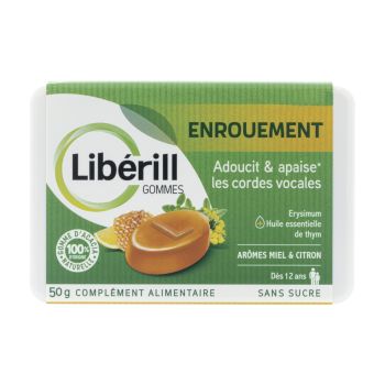 Gommes enrouement Libérill - boîte de 50g