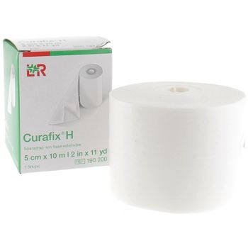 Curafix H sparadrap extensible de fixation Velpeau - une bande 5 cm x 10 m