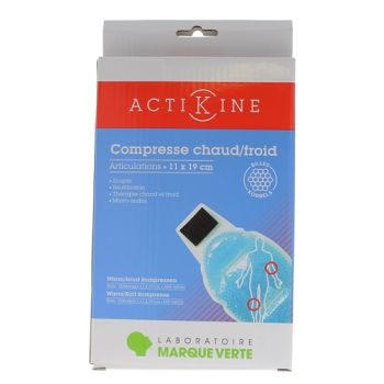 Compresse chaud/froid articulations 11x19 cm Marque verte - 1 compresse