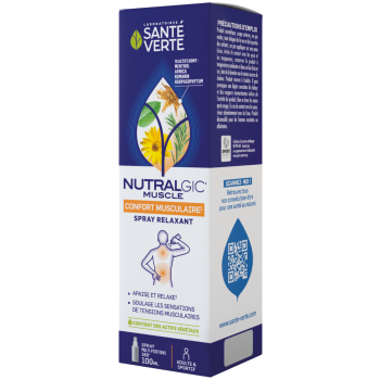 Nutralgic muscle Spray relaxant confort musculaire Santé Verte - spray de 100 ml