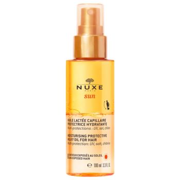 Huile lactée capillaire protectrice hydratante Nuxe sun - spray de 100 ml