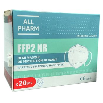 Masque FFP2 blanc All Pharm - 20 pièces