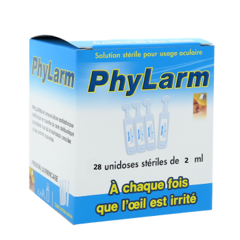 PhyLarm solution ophtalmique Lca Pharmaceutical - 28 unidoses de 2ml