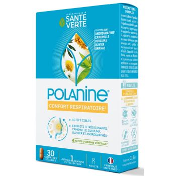 Polanine confort respiratoire Santé verte - boite de 30 comprimés