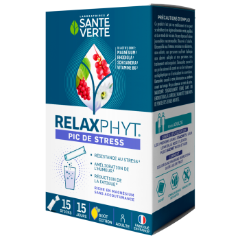 RelaxPhyt Pic de stress Santé Verte - boîte de 15 sticks