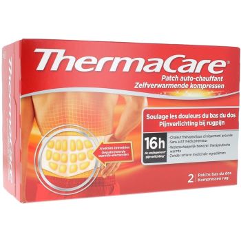 ThermaCare patch auto-chauffant 16h bas du dos - 2 patchs