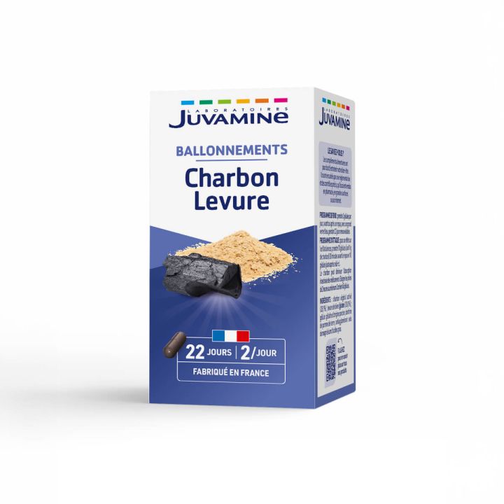 Charbon Levure Gaz Intestinaux Juvamine