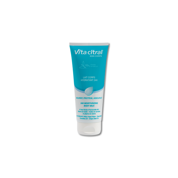 Lait corps hydratant 24h Vita Citral - tube de 200ml 