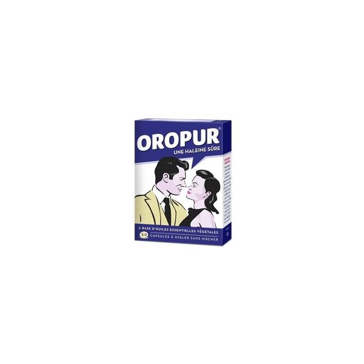 Haleine sûre Oropur - boîte de 50 capsules
