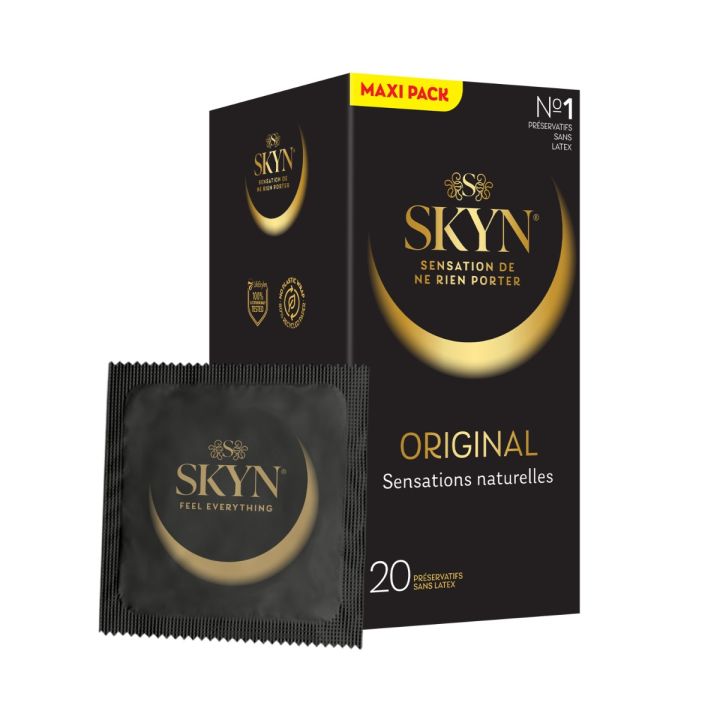Préservatifs Skyn original sensation de ne rien porter Manix - 20 préservatifs