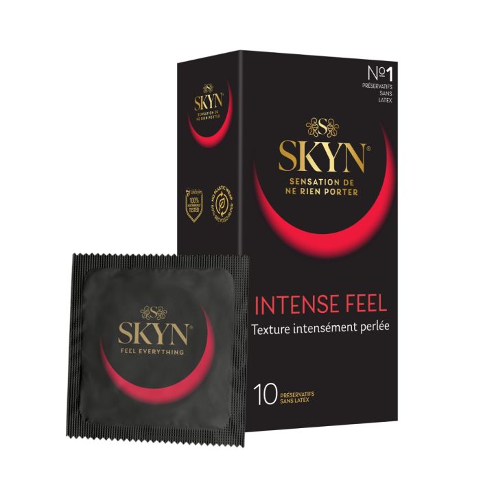 Préservatifs Manix skyn intense feel - boîte de 10 préservatifs