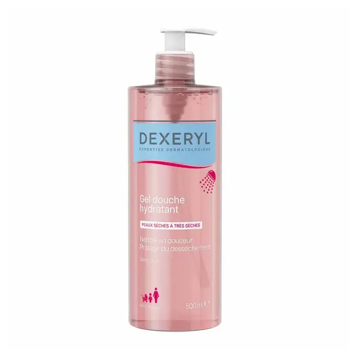 Dexeryl Gel douche hydratant Pierre Fabre - flacon-pompe de 500ml