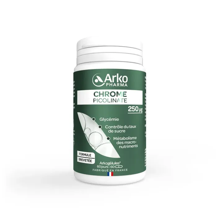 Chrome picolinate 250ug Arkopharma - 60 gélules