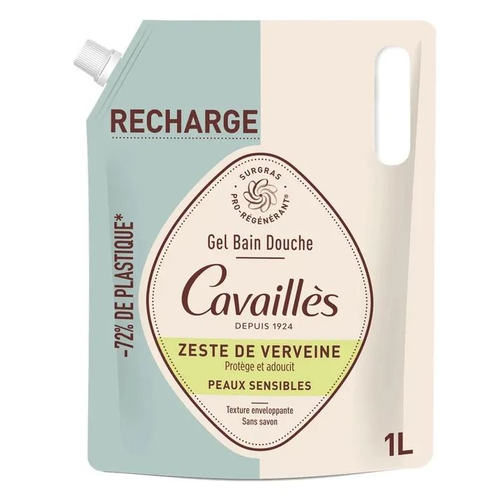 Recharge Gel bain douche Zeste de verveine Rogé Cavaillès