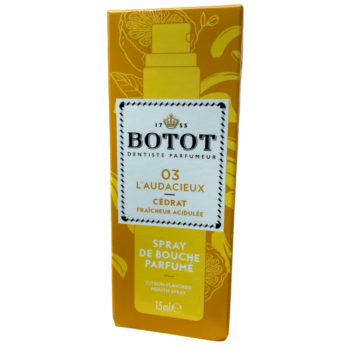 Spray de bouche parfumé Cédrat 03 l'Audacieux Botot - spray de 15ml