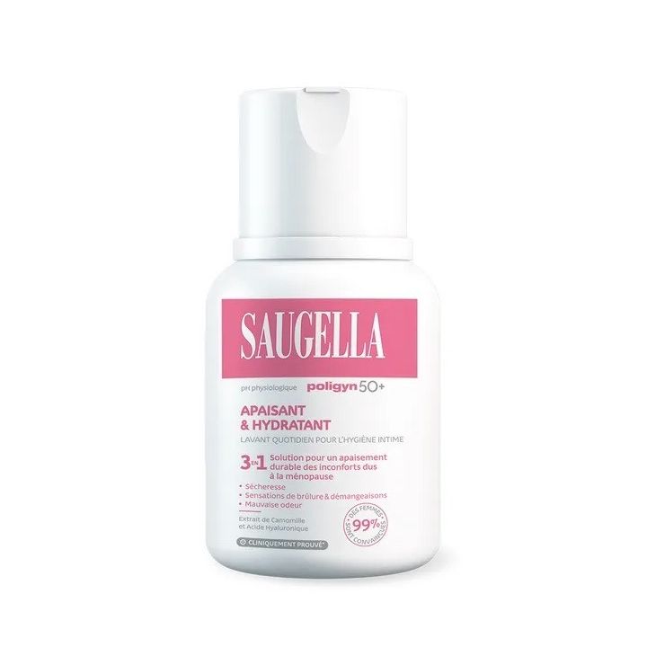 Poligyn50+ lavant quotidien pour l'hygiène intime Saugellla - flacon de 100ml