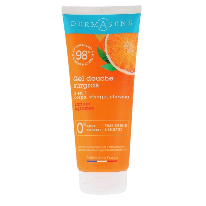 Dermasens gel douche surgras parfum agrumes Marque verte
