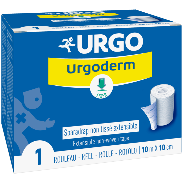 Urgoderm sparadrap non tissé extensible Urgo - rouleau de 10mx10cm