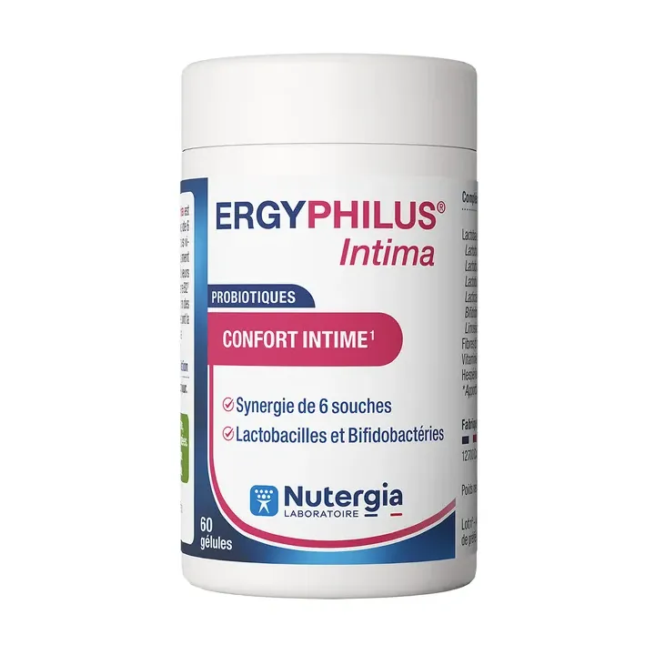 Ergyphilus Intima confort intime Nutergia - boite de 60 gélules