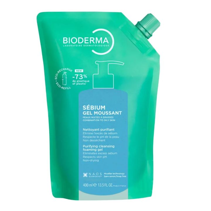 Sébium gel moussant nettoyant purifiant Bioderma