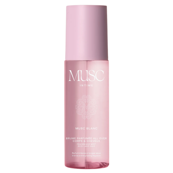 Brume corps et cheveux musc blanc de Musc Intime - flacon de 100ml