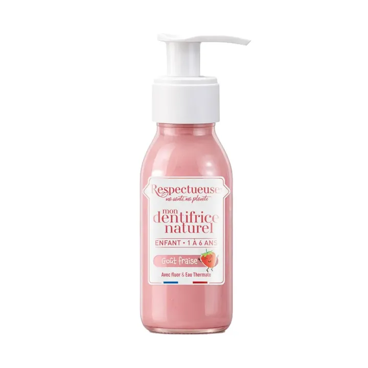 Mon dentifrice naturel enfant Respectueuse - flacon-pompe de 80ml