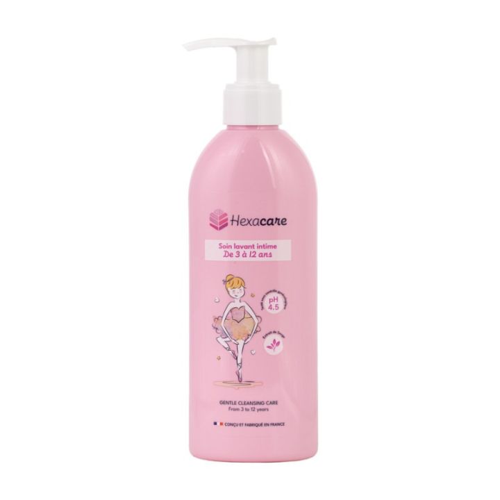 Soin lavant intime de 3 à 12ans Hexacare - flacon-pompe de 200ml