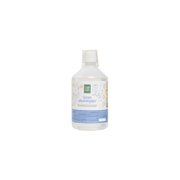 Sérum physiologique stérile 0,9% LMP Care - flacon de 1000ml