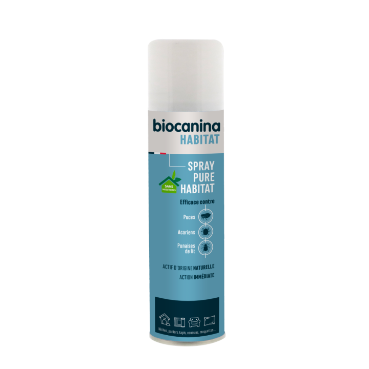 Pure habitat spray antiparasitaire Biocanina - spray de 200ml