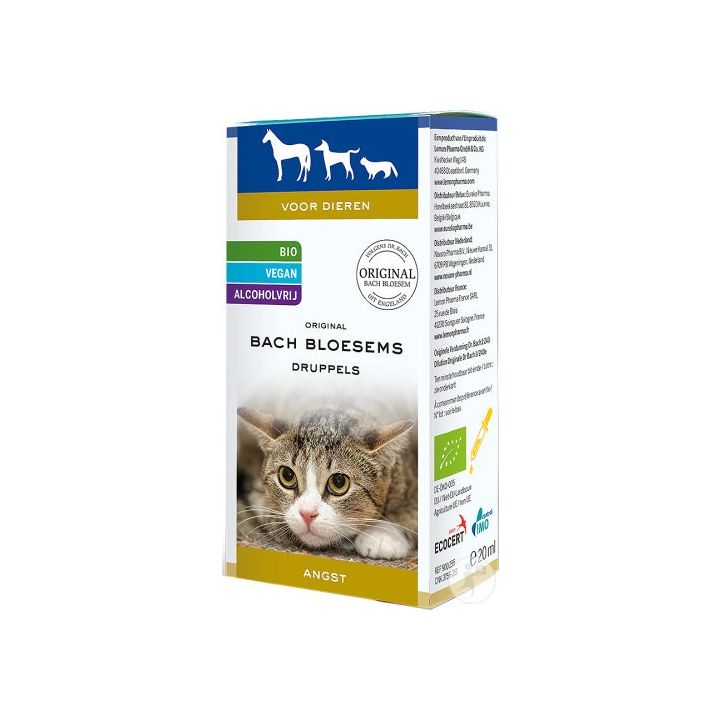 Fleurs de bach pour animaux peur Lemon pharma - flacon-pipette de 20ml