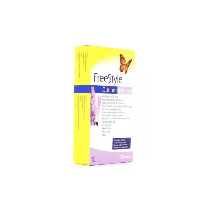 Freestyle optium B-Cetones Abbott - boite de 10 électrodes