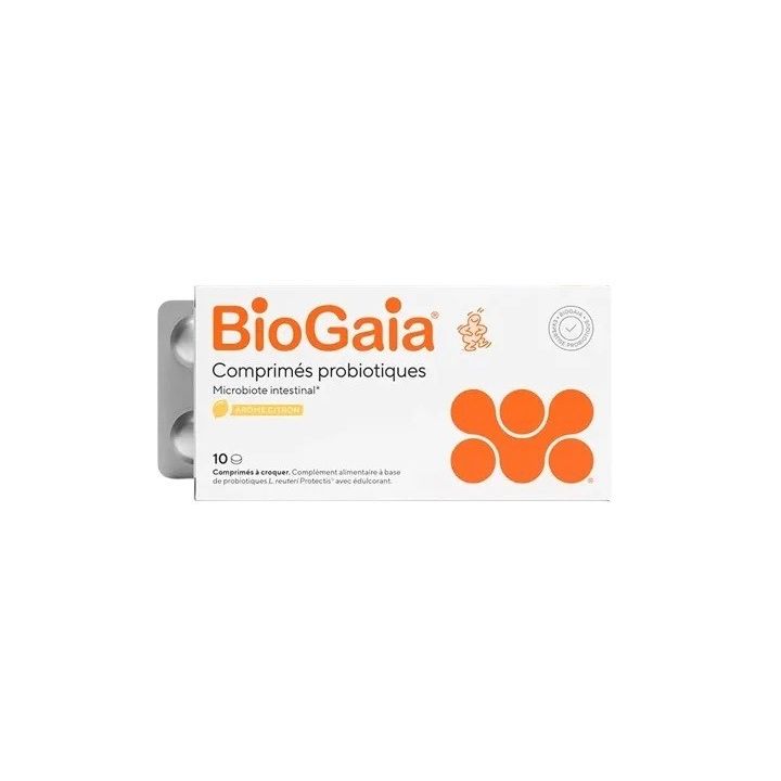 Probiotiques microbiote intestinal arôme citron BioGaia