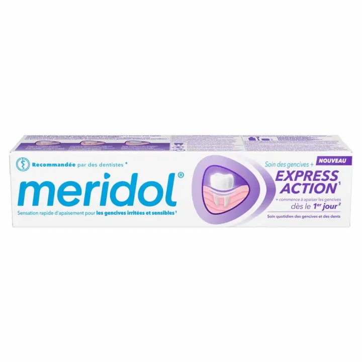 Dentifrice express action soin des gencives Meridol - tube de 75ml