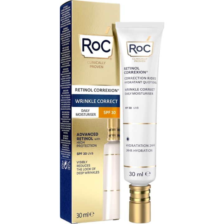 Rétinol avancé correction rides SPF30 RoC - tube de 30ml