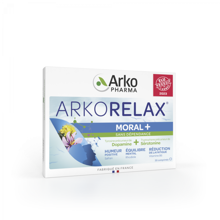 Arkorelax moral+ Arkopharma - boite de 30 comprimés