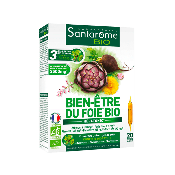 Bien-être du foie hépatonic Bio Santarome